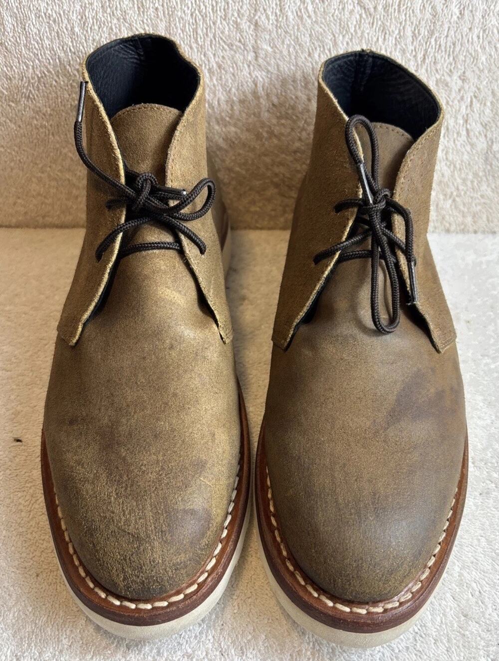 Thursday Boot Co Safari Scout Boot Brown Suede Chukka Wedge Sole Mens Size 9
